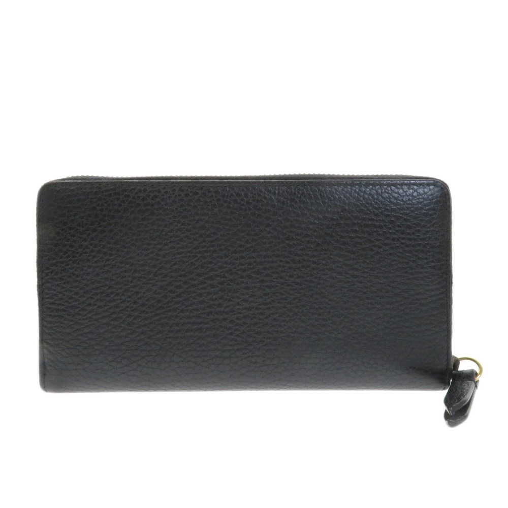 Gucci GG Long Calfskin Marmont Wallet Black